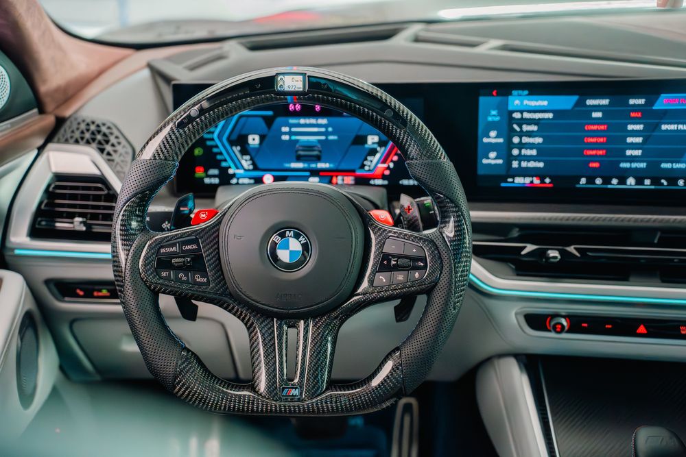 Volan BMW - Seria G - Carbon - Custom - Led - Incalzire - TJA - Vibro