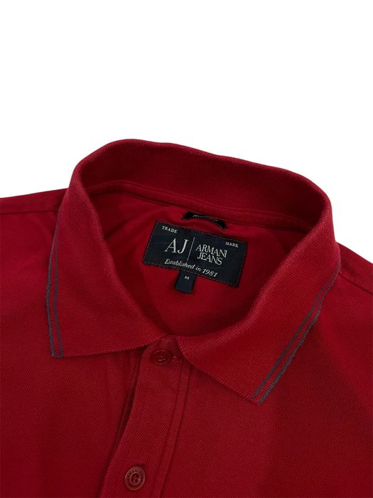 Armani Jeans оригинална мъжка тениска с яка, M размер