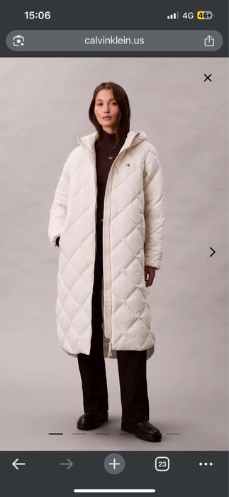 Calvin Klein куртка стеганая М
