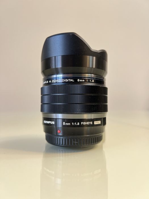 OBYECTIV OLYMPUS 8mm F1.8 fisheye pro mtf