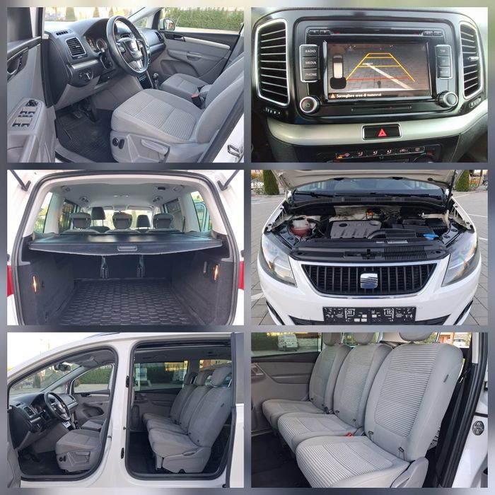 SEAT alhambra 2.0 tdi 140 cp euro 5 2011 navigatie camera marsarier