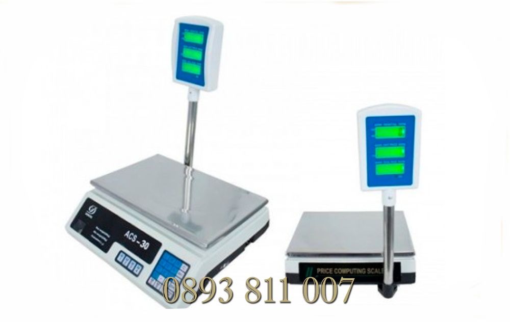Японски кантар до 40 кг + локатор/изнесен дисплей електронна везна
