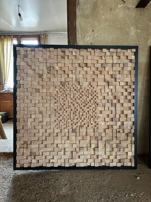 Дървено пано ръчна изработка