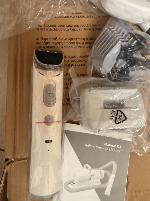 Kit profesional toaletare animale cu masina de tuns