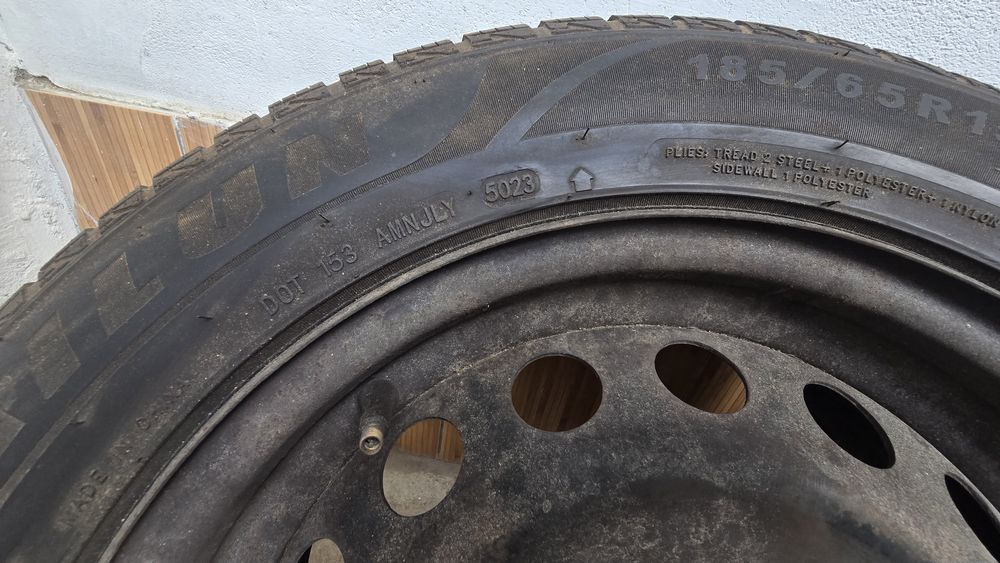 Roti Logan anvelope 185 65 r15 dacia sandero 4x100 clio