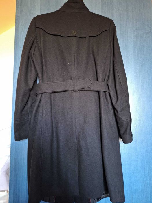 Palton damă Esprit Collection negru cu cordon mărimea 42 (L)