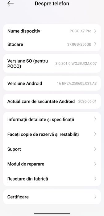 Telefon Poco X7 pro