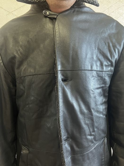 Кожанная дубленка