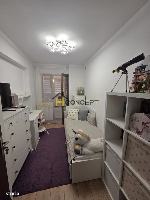 Parc L.Raiciu Apartament 2 cam transformat in 3 camere mobilat utilat