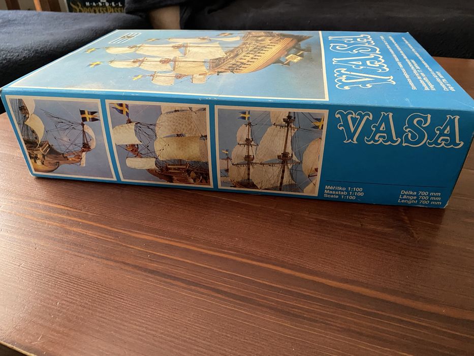 Дървен модел на кораб Vasa 1:100