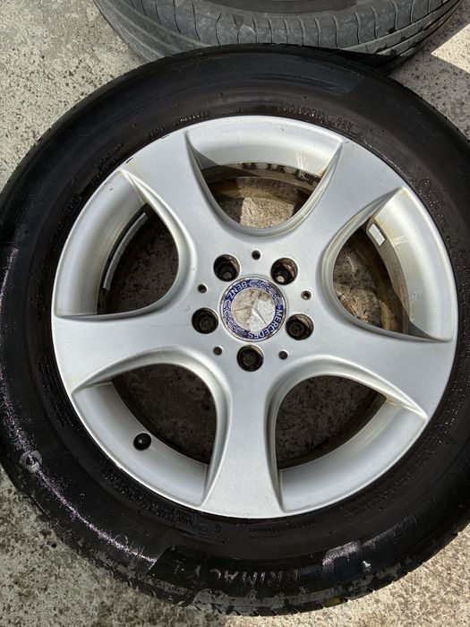 Лети джанти Mercedes 5x112 с гуми Michelin 205/60 R16