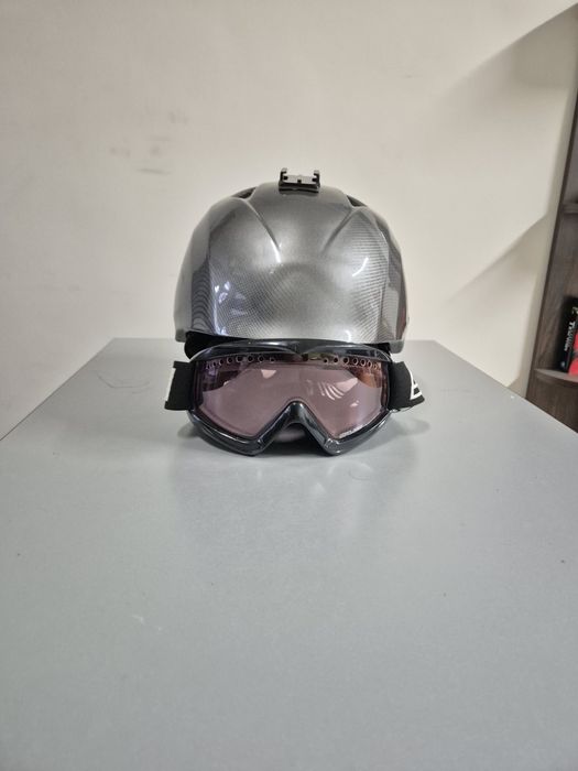 Ски каска + очила