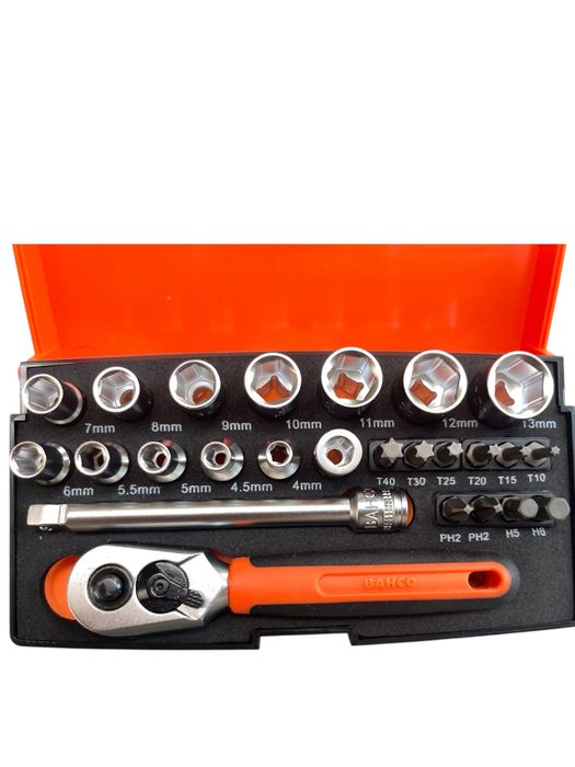 Trusa chei profesionala Bahco SL25 profesionala 1/4 25 piese