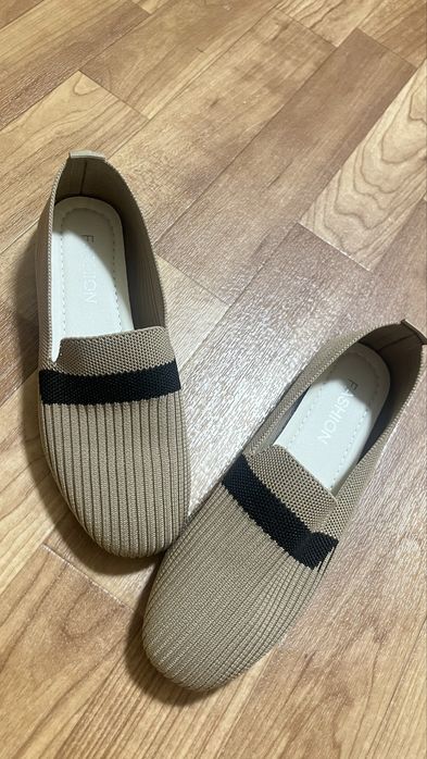 Новые женские слипоны / балетки (размер 37.5 - 38)