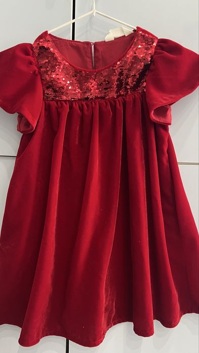 Платье красное на девочку