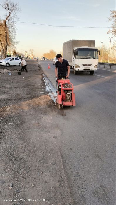 Асфалт ва Бетон кесиш хизмати Шварезка бетонарез асфалторез Shvarezka