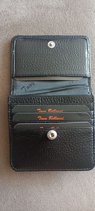 Ново мъжко портмоне, от естествена кожа Tony Bellucci