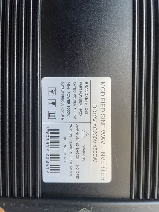Invertor 12/220 1500w Greencell