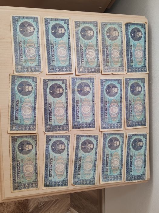 Colecție bancnote vechi românești – aproximativ 92 bucăți – pentru col