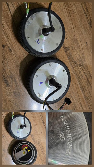 Vand roți(motoare) hoverboard, supercapacitoare 1200F, 3V