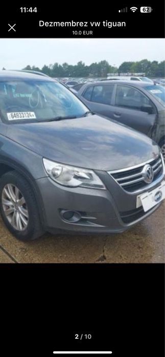 Bara fata vw tiguan model 2011