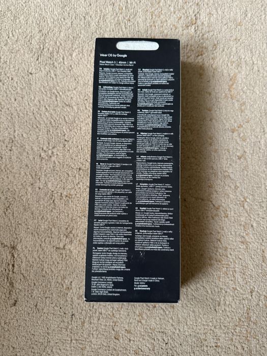 google pixel watch 3 45 mm ca Nou  obsidian