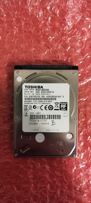 Твърд диск HDD 2,5"
