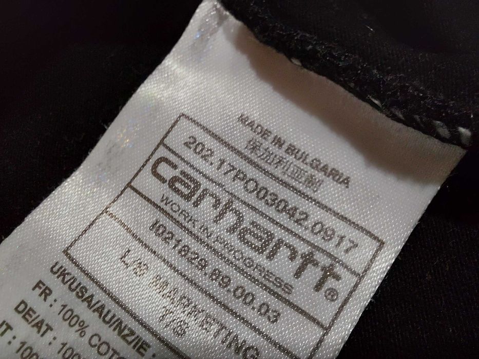 Carhartt WIP x Burton блуза с дълъг ръкав рамер S памучна 100%