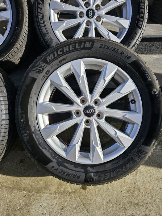 Jante originale Audi R18 + Anvelope 235 55 18