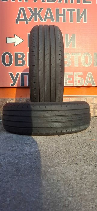 2бр. 215/65/17 Goodyear 6.8mm грайфер ,дот 23г. Безплатен монтаж