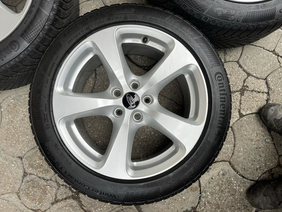 Jante aliaj 5x108mm, anvelope 225/50 R17 Ford, Peugeot, Citroen