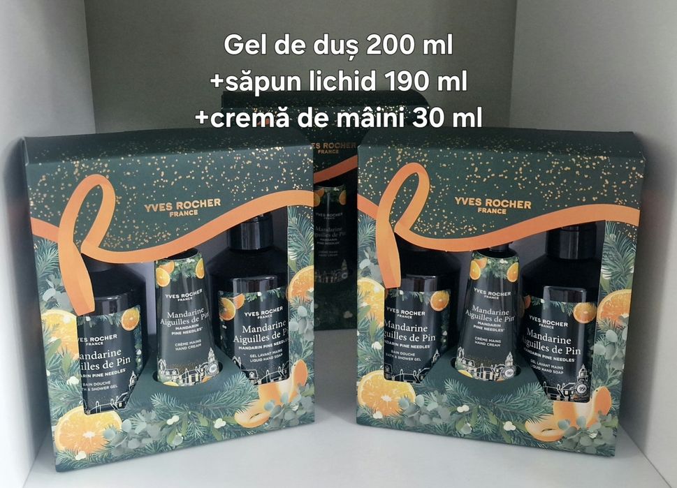 5 geluri de dus Cafea sau alte sortimente 400 ml, Yves Rocher