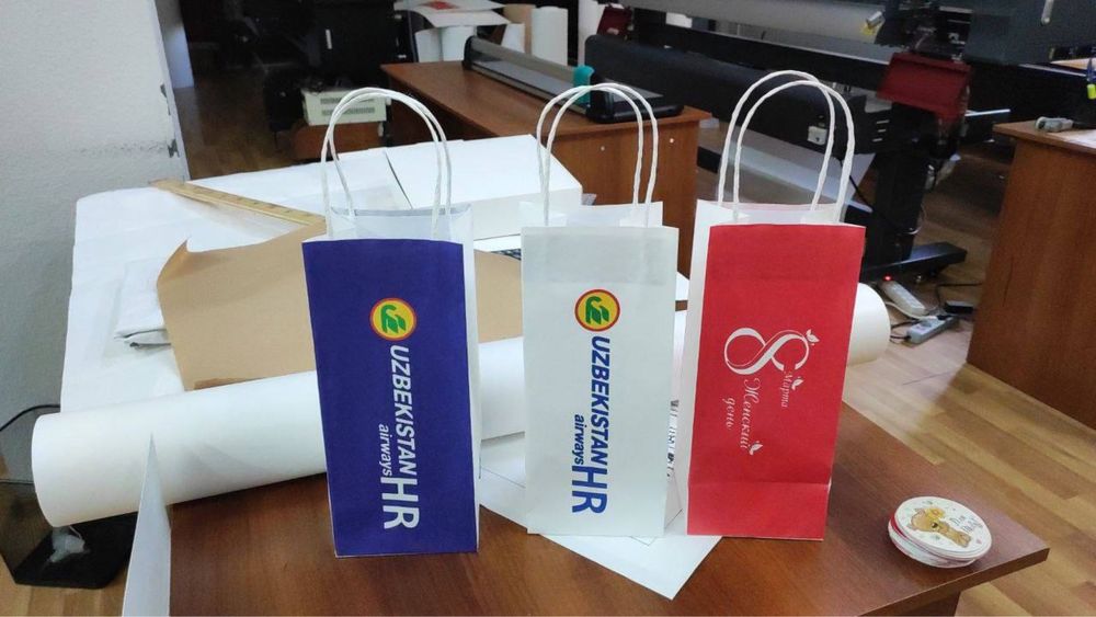 Крафт пакеты с вашим LOGO (прямое производство)