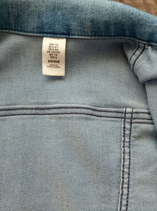 Детско дънково яке на H&М  р-р 116