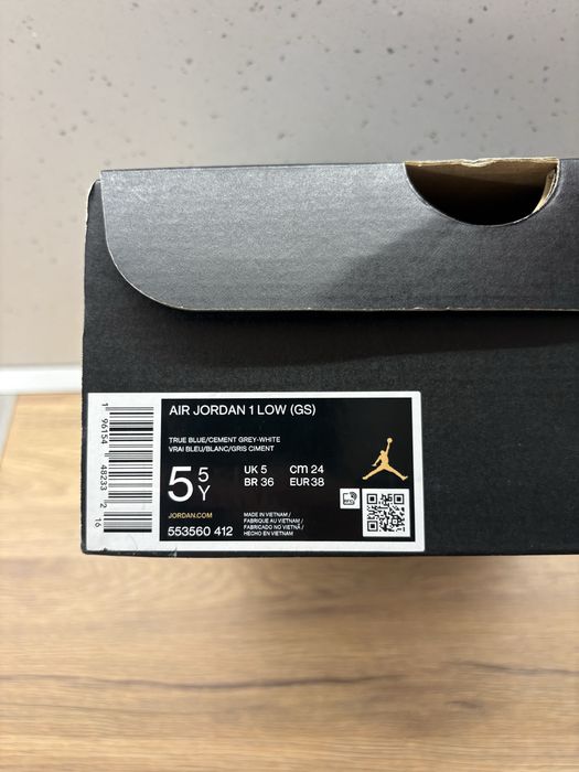Jordan 1 low true blue