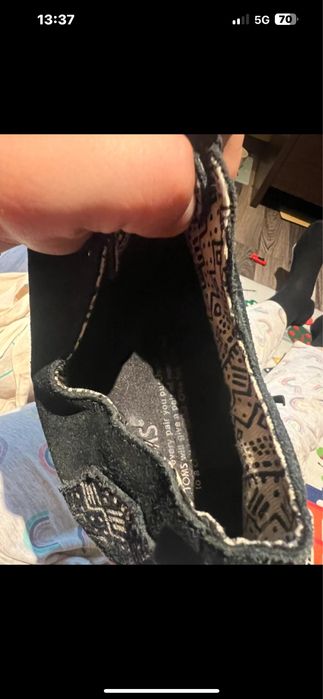 Adidasi piele intoarsa Toms nr 38.5