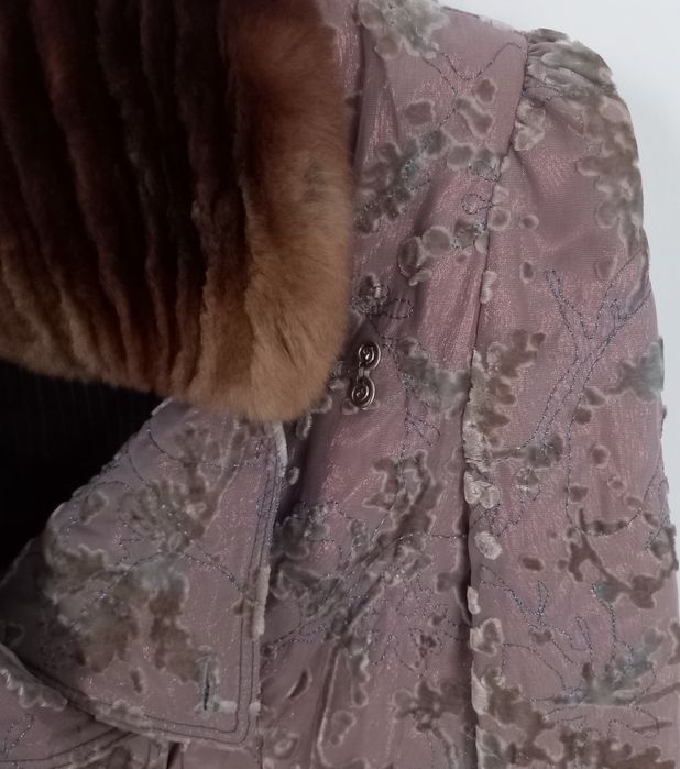 Sacou Blumarine XS guler chinchilla