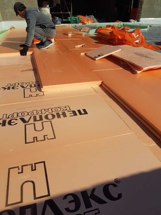 Плоская кровля терраса