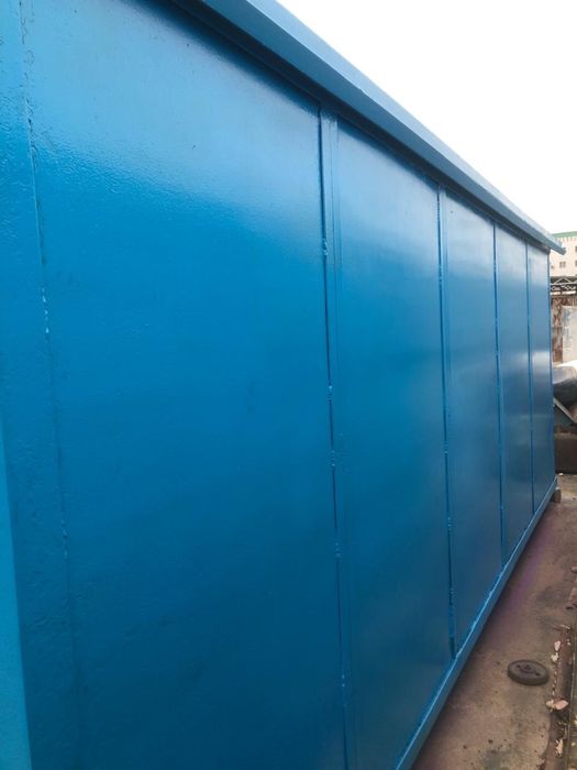 Железный гараж для машины