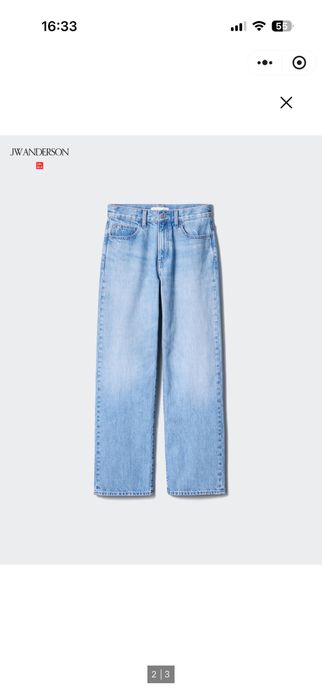 Джинсы uniqlo & jw anderson
