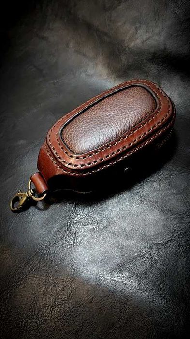 Калъф за ключове /кейс/от естествена кожа ръчна изработка