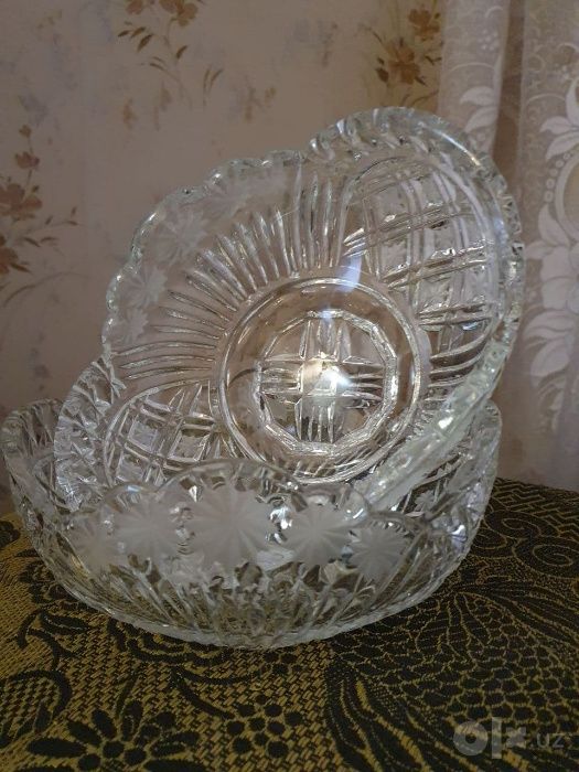 Вазочки хрустальные