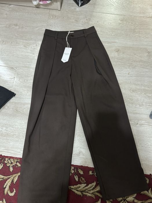 классические брюки женские коричневые