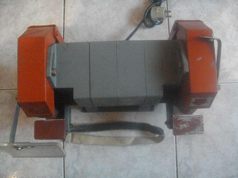 500 Вата Руски Ел.Шмиргел ТЕМП ТУ16 ф180мм Отличен Комбиниран 14кг