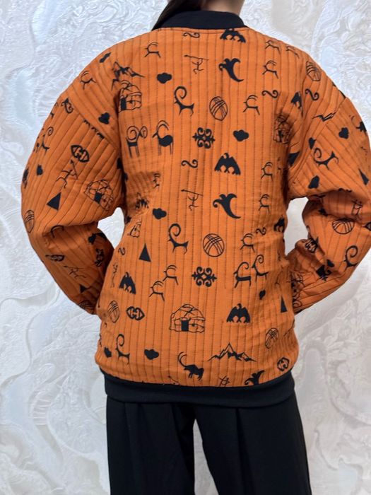 Этно шапан и бомбер  размер 4-14 лет