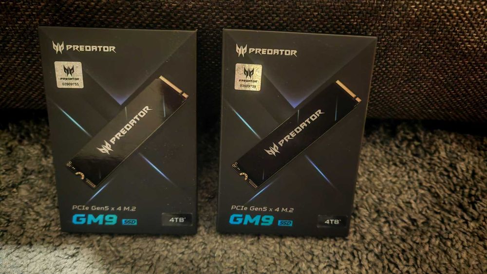 НОВ ! Acer Predator GM9 SSD 4TB, 14500 MB/s NVMe SSD Gen5 Диск