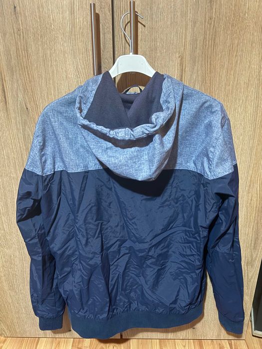 Geacă damă FSBN bleumarin cu glugă, mărimea L – stil sport casual