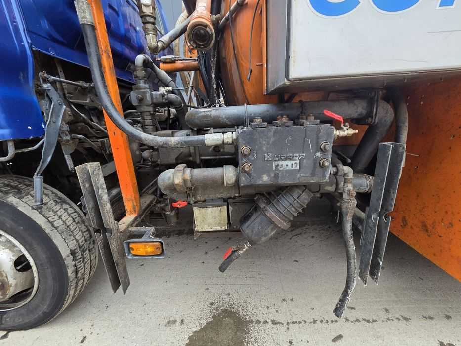 Isuzu NQR hidrocuratitor combinat-vidanja-vitanja-desfundator