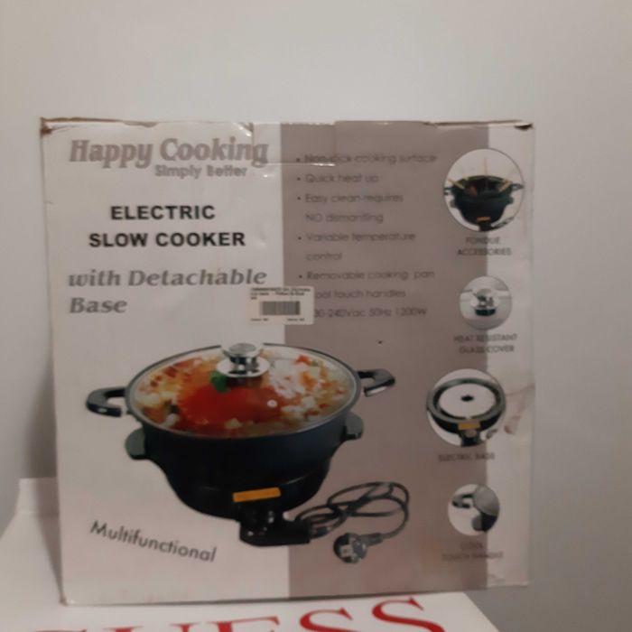 Happy Cooking Multifunctional Slow Cooker și fondue cu brânză