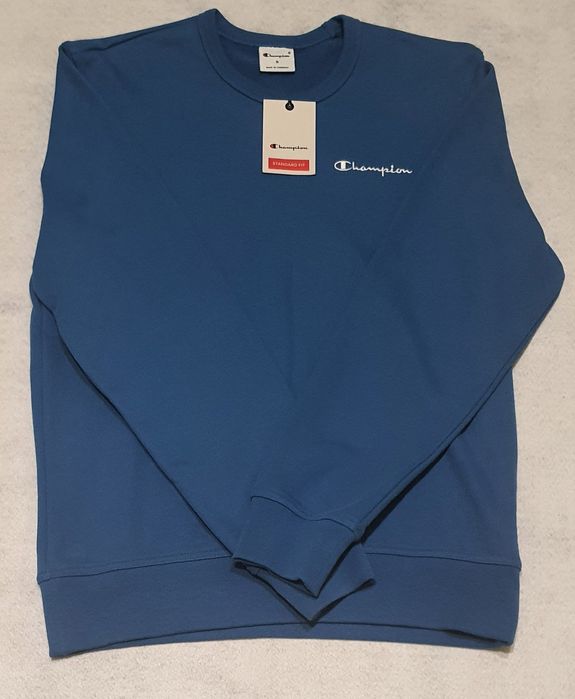 Champion Pulover Bărbați S Albastru Nou cu Etichetă